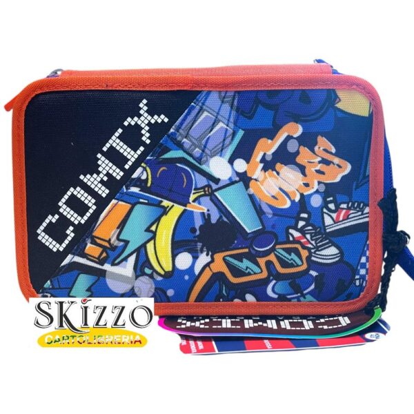 astuccio 3 zip completo comix ultra bright franco cosimo panini