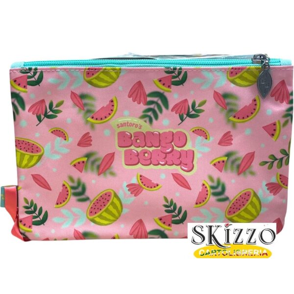 ASTUCCIO 2 ZIP BANGOBERRY SANTORO