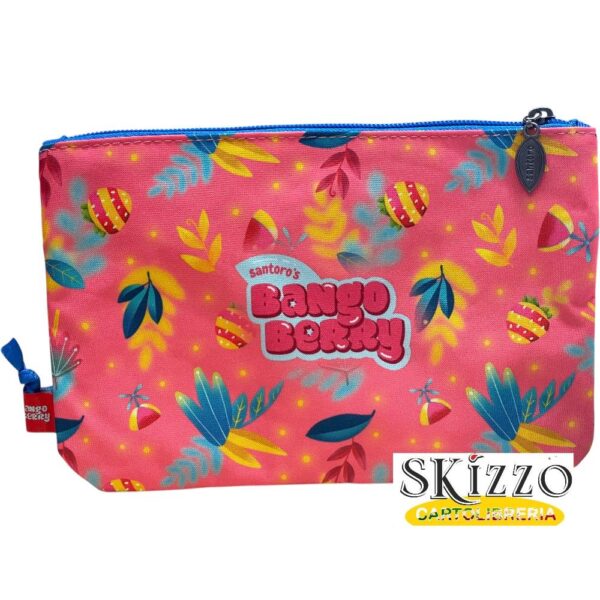 ASTUCCIO 2 ZIP BANGOBERRY SANTORO