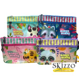 ASTUCCIO 2 ZIP BANGOBERRY SANTORO