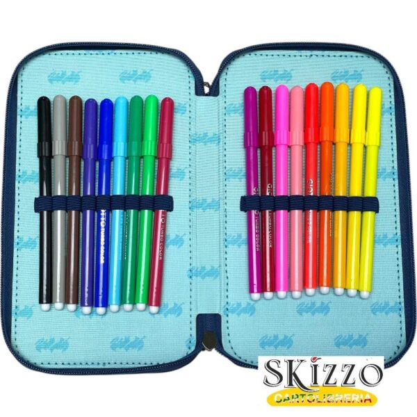 zaino ed astuccio 3 zip batman