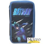 zaino ed astuccio 3 zip batman