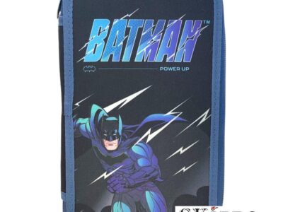 zaino ed astuccio 3 zip batman