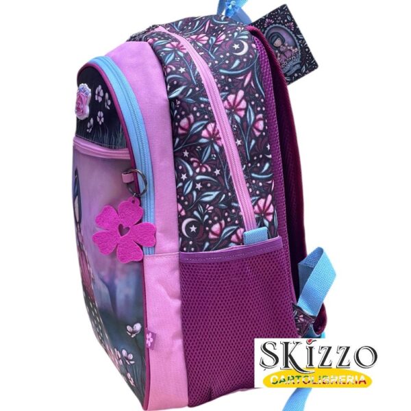 zaino ed astuccio 3 zip gorjuss santoro in the forest