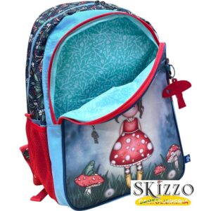 zaino ed astuccio 3 zip gorjuss santoro in the forest
