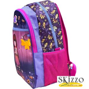 zaino ed astuccio 3 zip gorjuss santoro in the forest