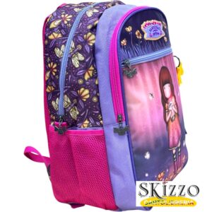 zaino ed astuccio 3 zip gorjuss santoro in the forest