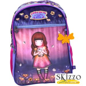 zaino ed astuccio 3 zip gorjuss santoro in the forest