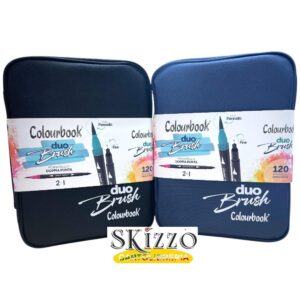 VALIGETTA DUO BRUSH 120 PENNARELLI COLOURBOOK