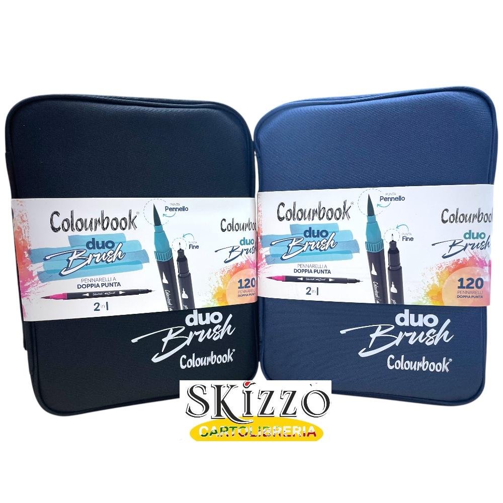 VALIGETTA DUO BRUSH 120 PENNARELLI COLOURBOOK