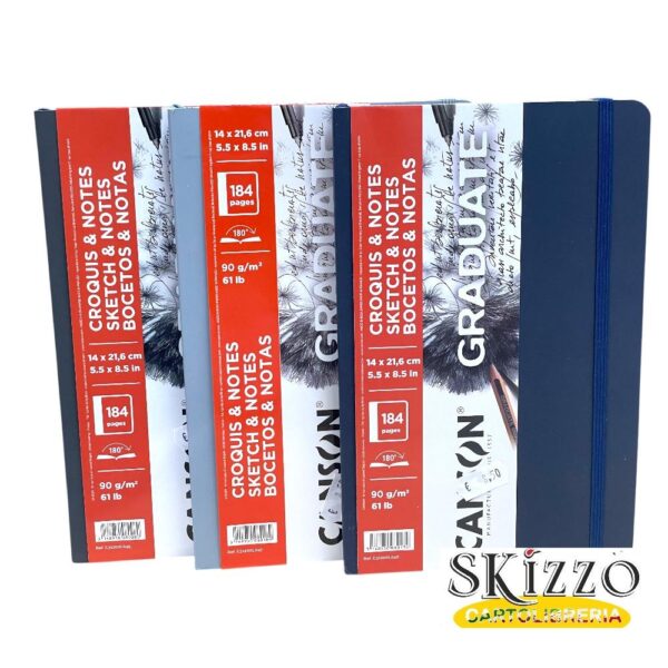 sketch book canson graduate 90 grammi