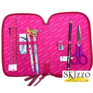 astuccio 3 zip young angel tintaunita