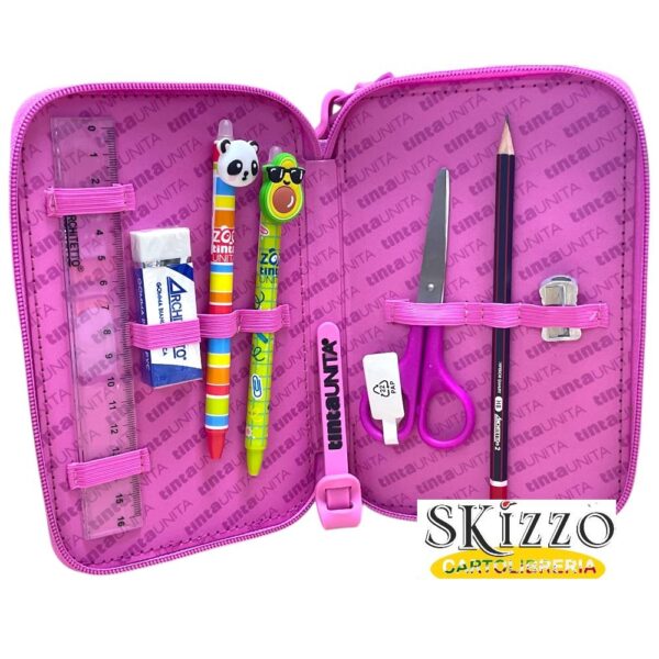 astuccio 3 zip tintaunita zoo