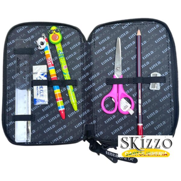 astuccio 3 zip tintaunita zoo