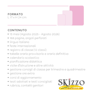agenda del docente 2025/2026 legami settimanale