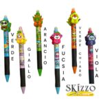 penna cancellabile tintaunita twist zoo fruit collection blu