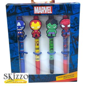 set penne supereroi marvel