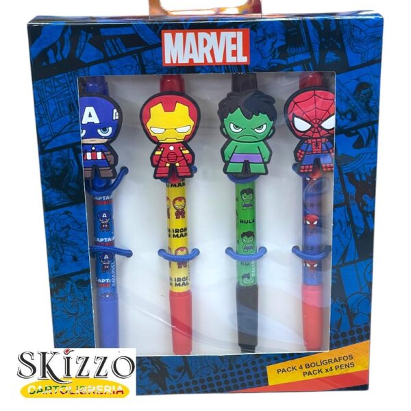 set penne marvel set penne supereroi marvel