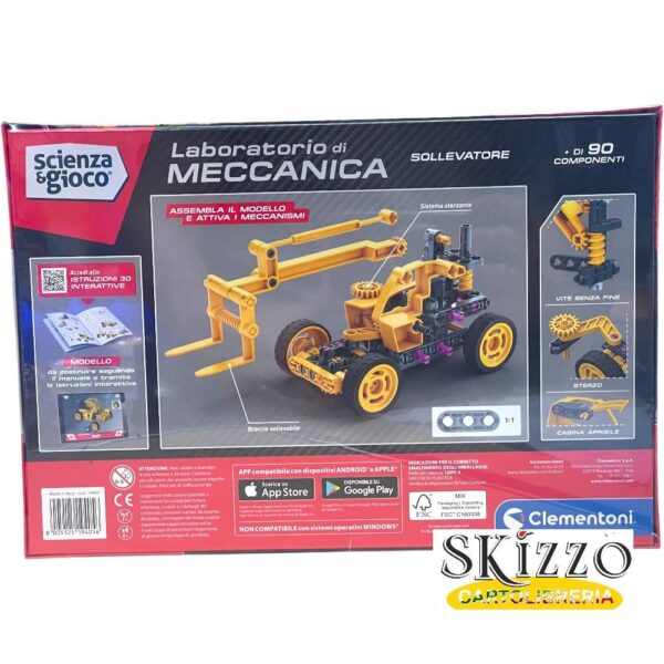 scienza e gioco laboratorio di meccanica clementoni sollevatore
