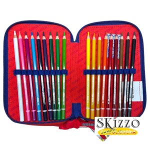 61991 astuccio 3 zip young boy shark robot tintaunita