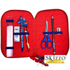 61991 astuccio 3 zip young boy shark robot tintaunita