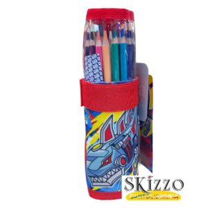 rotolo pastelli shark robot tintaunita