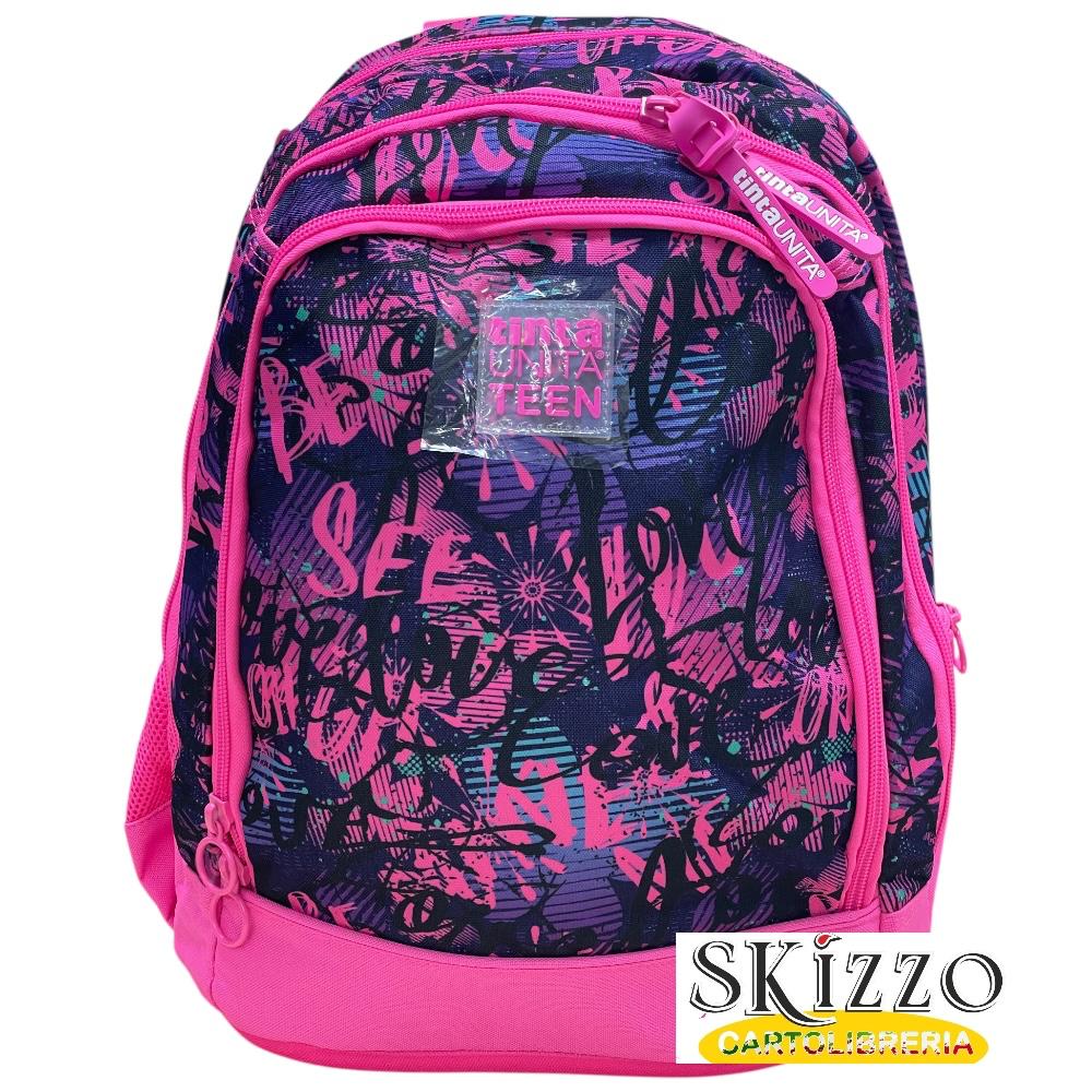 Zaino Scuola Dream Cross Rosa Queen - 28L Poliestere 600D