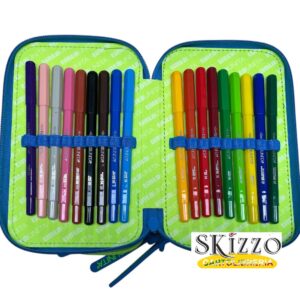 62008 astuccio 3 zip teen street tintaunita