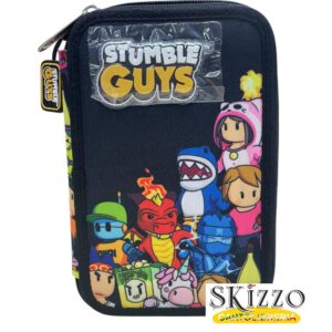 astuccio 3 zip stumble guys tintaunita