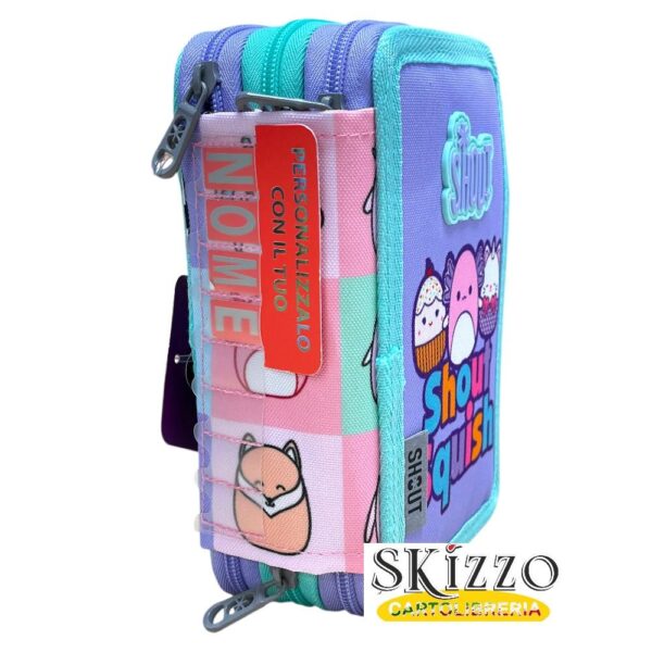astuccio 3 zip shout squish maricart