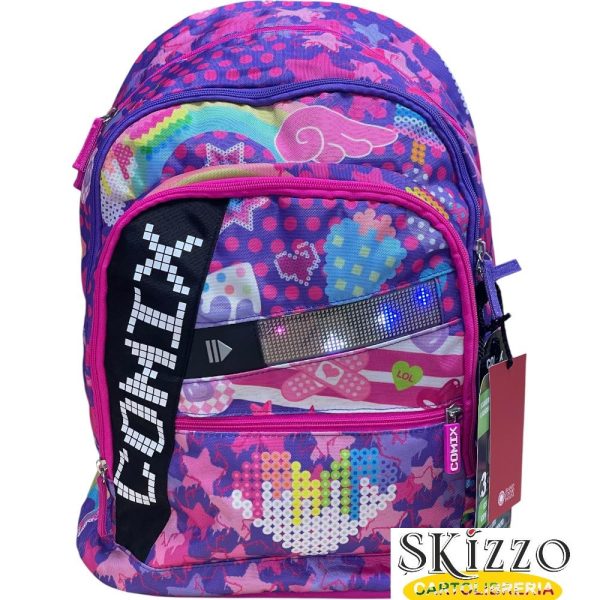 zaino comix ultra bright led panini