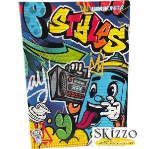 maxi quaderno tintaunita graffiti