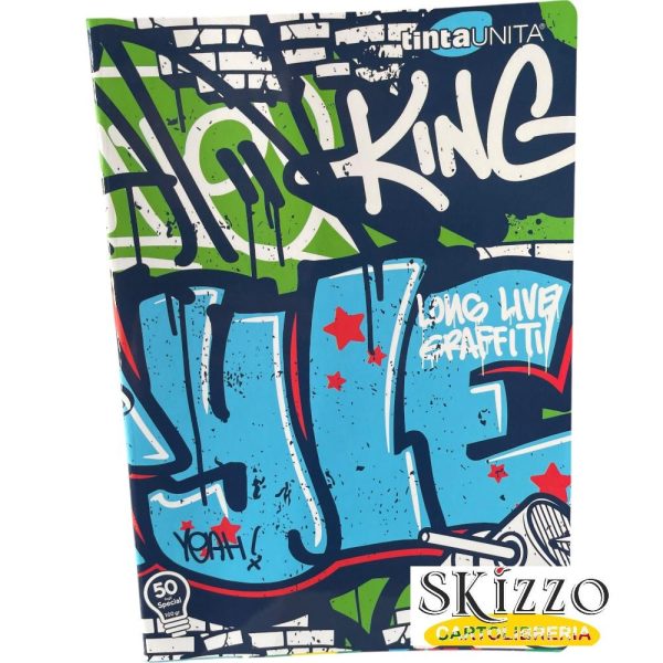 maxi quaderno tintaunita graffiti