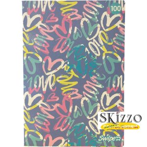 maxi quaderno hearts swipe