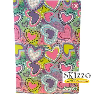 maxi quaderno hearts swipe
