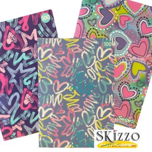 maxi quaderno hearts swipe