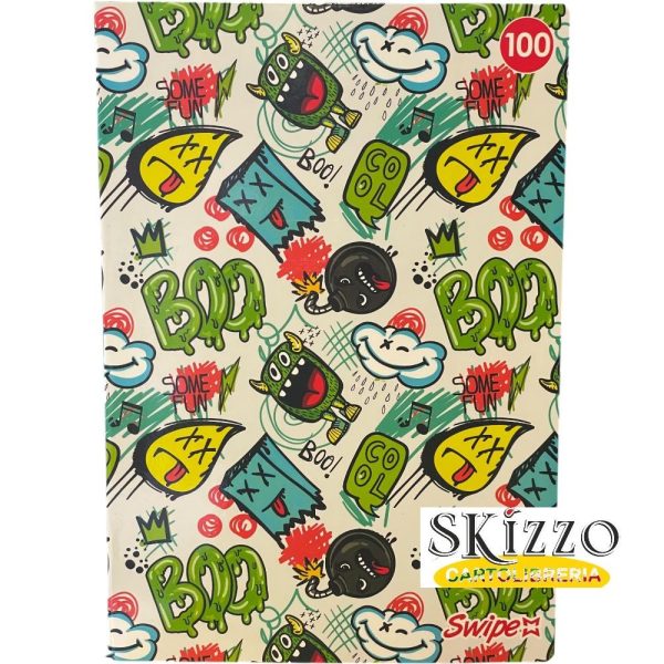 maxi quaderno monster swipe