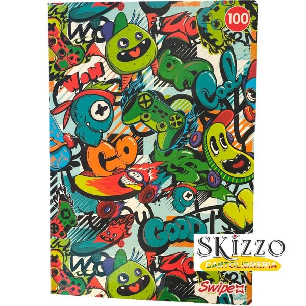 maxi quaderno monster swipe