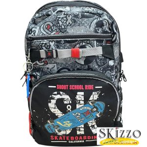 zaino e astuccio 3 zip skate maricart