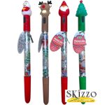 penna natale con luce