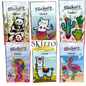 stickers deluxe colourbook