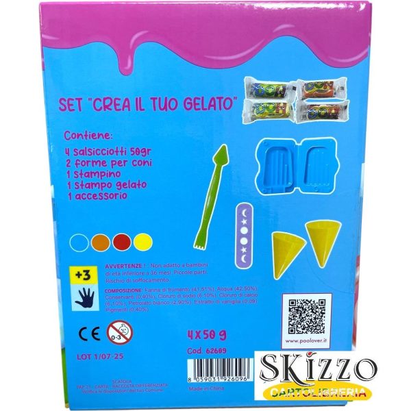 set plastilina gelato doh