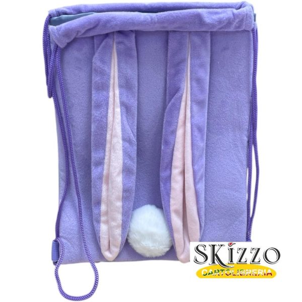 sacca bunny ciniglia tintaunita