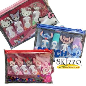 set evidenziatori hello kitty stitch minnie