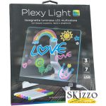 lavagnetta luminosa plexigalss led