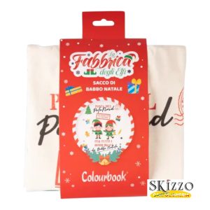 sacca regali babbo natale colourbook