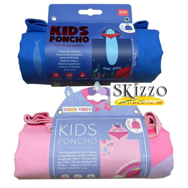 poncho bambini legami