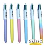 penna bic 4 colori pastel