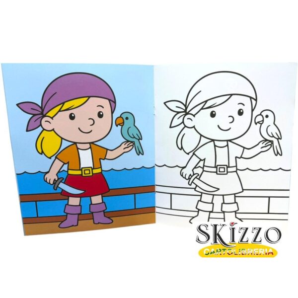 libro da colorare colorì raffaello