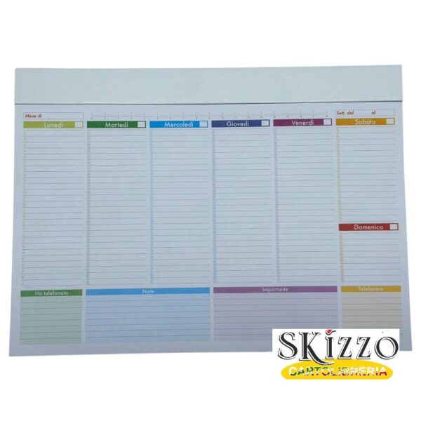 planning scrivania